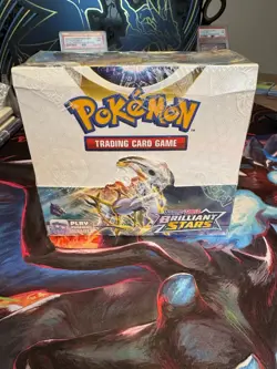 Sealed Brilliant Stars Booster Box Sword & Shield Pokemon TCG - Image 1