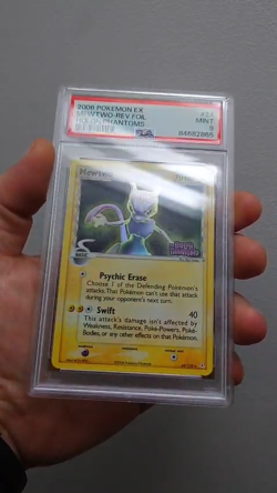 2006 Pokemon EX Holon Phantoms 🔮 24 Mewtwo Rev Holo PSA 9 MINT LOW POP English - Image 2