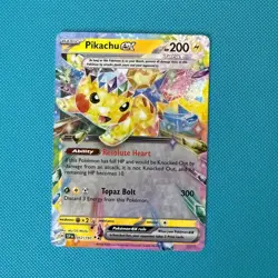 Pikachu ex Double Rare 057/191 Sv08: Surging Sparks POKEMON NEAR MINT - Image 1