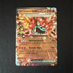 Pokemon Hearthflame Mask Ogerpon EX 017/131 Prismatic Evolutions Holo 210HP Eng… - Image 1
