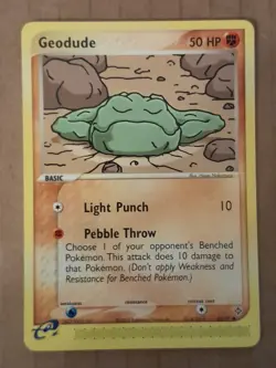 Pokemon Geodude 55/97 Ex Dragon Common NM-Mint See Pictures - Image 1