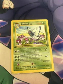 Pokemon Butterfree 33/64 Jungle Uncommon 1st Edition Regular English - Image 1