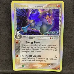 Pokemon EX DELTA SPECIES - #10/113 Marowak - Reverse Holo - ENG - Near Mint - Image 2