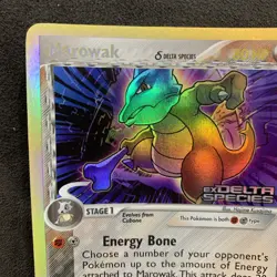 Pokemon EX DELTA SPECIES - #10/113 Marowak - Reverse Holo - ENG - Near Mint - Image 3