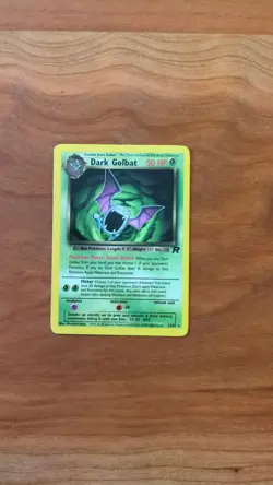 Dark Golbat 24/82 Team Rocket Regular Pokemon TCG Vintage Rare NM - Image 2