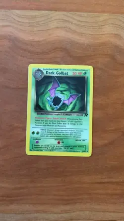 Dark Golbat 24/82 Team Rocket Regular Pokemon TCG Vintage Rare NM - Image 5