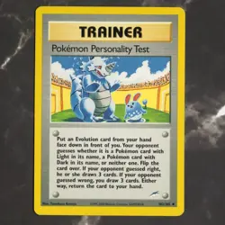 Pokemon Personality Test Uncommon Neo Destiny 102/105 LP - Image 1