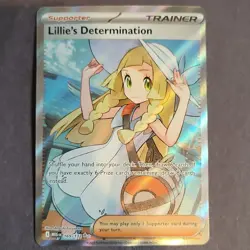 Pokemon Lillie's Determination 169/132 Me01: Mega Evolution Ultra Rare Full Art… - Image 1