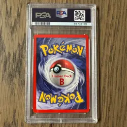 PSA 10 - Pokemon SQUIRTLE 63/102 Base Set MISTY'S TRAINER DECK B - RARE Red Back - Image 3