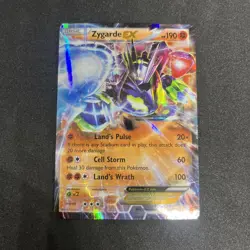 Pokemon TCG Zygarde-EX Fates Collide 54/124 Holo Holo Rare EX - Image 1