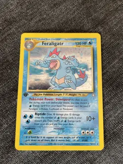 Pokemon Feraligatr #5 1st Edition Neo Genesis- NM Condition - Image 1