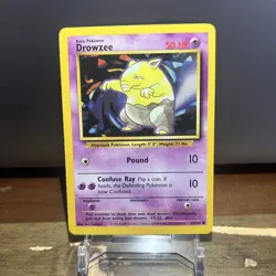 Drowzee Base Set 1999 49/102 Pokemon TCG LP Vtg - Image 1