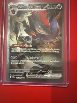 Pokemon TCG N's Zoroark EX Holo Card 185/159 Sv09: Journey Together - Image 2