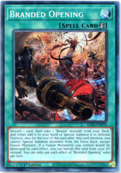 Branded Opening - RA03-EN070 - Secret Rare - 1st Edition Yugioh - Image 1