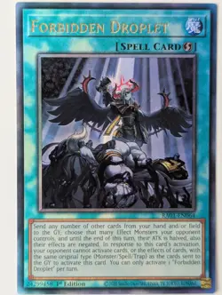 Verbotener Tropfen RA01-EN064 Ultimate Rare EN NM YUGIOH - Image 1