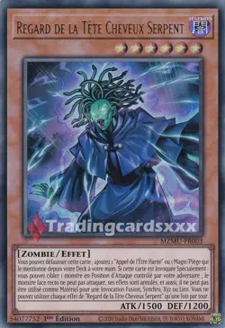 Yu-Gi-Oh! Regard de la Tete Cheveux Serpent : UR MZMU-FR003 - Image 1