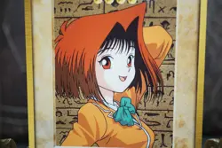 Yu-Gi-Oh Bandai 1998 Tea Gardner Character Card Vintage Japan - Image 3