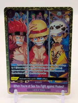When You're at Sea You Fight against Pirates EN One Piece Foil Stamped Top 32 - Image 1