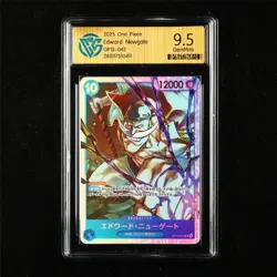 CCG 9.5 GemMint 2025 One Piece JPN Edward Newgate OP13-042 SR - Image 1
