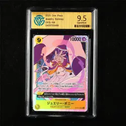 CCG 9.5 GemMint 2025 One Piece JPN Jewelry Bonney OP13-108 SR - Image 1