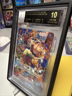 One Piece TCG Edward Newgate ST15-002 SP • BGS BLACK LABEL • POP 14 - Image 3