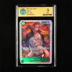 CCG 9 Mint 2025 One Piece JPN Shanks OP13-028 SR - Image 1