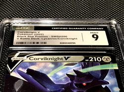 CGC 9 - Corviknight V SWSH200 (Sword & Shield Promo Cards) Holo Graded Pokemon - Image 4