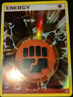 Shiny energy cards 2006 Fighting, Grass, Lighting & Psychic - Image 3