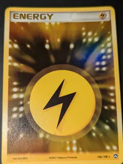 Shiny energy cards 2006 Fighting, Grass, Lighting & Psychic - Image 5