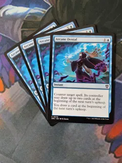 Arcane Denial x 4 | 7% Off 2+ | Aetherdrift | NM | MTG - Image 1