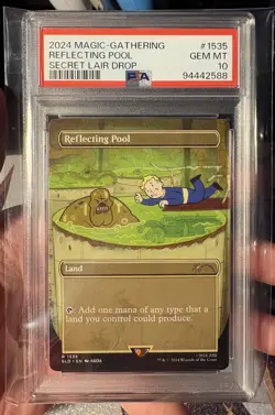 2024 Magic The Gathering Fallout Reflecting Pool Secret Lair Drop Gem Mint 10 - Image 1