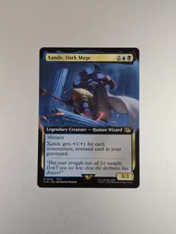 Xande, Dark Mage (Extended Art) #516 (NM) Final Fantasy FIN Magic MTG - Image 1