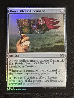 MTG Lorwyn Eclipsed Dawn-Blessed Pennant Foil 0254 NM - Image 1