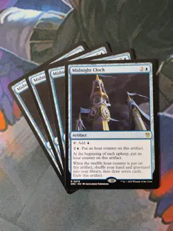 Midnight Clock x 4 | 7% Off 2+ | Aetherdrift | NM | MTG - Image 1