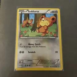 Pokemon Teddiursa RC15/RC25 Legendary Treasures Radiant Collection LP TCG - Image 1