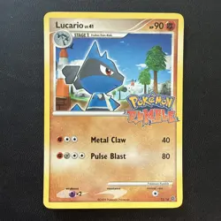 2009 Pokemon Pokemon Rumble Lucario #12/16 LP - Image 1