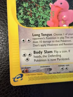 Pokemon TCG Lickitung Non Holo 90/147 Aquapolis Set 2002 - Image 5