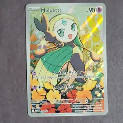 Pokemon Meloetta 026 Me: Mega Evolution Promo Illustration Rare Holo 90 HP 2025 - Image 1