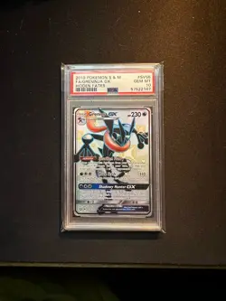 2019 POKEMON SUN & MOON HIDDEN FATES #SV56 FULL ART/GRENINJA GX PSA 10 - Image 1