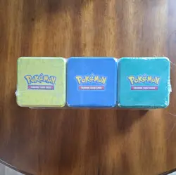Pokemon TCG Costco Stacking 3 Tins Evolving Skies Fusion Strike Brilliant Stars - Image 4