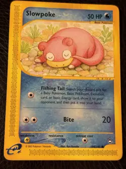 Pokemon Slowpoke Aquapolis Regular Non Holo 108/147 - Image 1