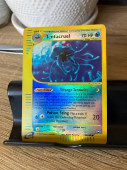Tentacruel 38/147 Reverse Holo Rare Aquapolis Pokemon 465 - Image 1
