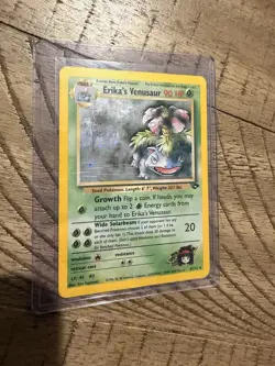 Pokemon Erika's Venusaur Gym Challenge Holo Rare Unlimited 4/132 90HP English - Image 1