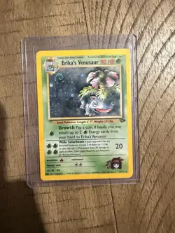 Pokemon Erika's Venusaur Gym Challenge Holo Rare Unlimited 4/132 90HP English - Image 2