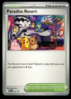 Pokemon World Championship 2025 English Paradise Resort SVP 224 Anaheim Promo 13 - Image 1