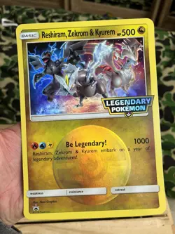 JUMBO LEGENDARY POKEMON Reshiram Zekrom & Kyurem Promo 2018 - Image 3