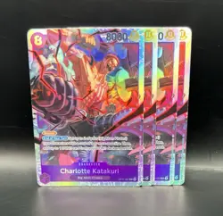 Charlotte Katakuri OP11-067 SR One Piece A Fist Of Divine Speed Playset Of 4 - Image 1