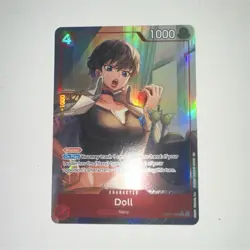 One Piece Bandai Doll OP11-008 A Fist of Divine Speed Alt Art Foil Rare 1000 - Image 1