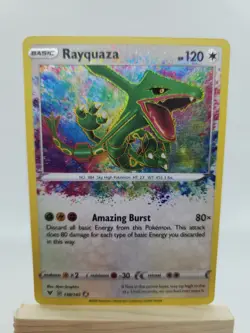 Pokemon Rayquaza 138/185 Amazing Rare Holo Swsh04 Vivid Voltage TCG Card - Image 1