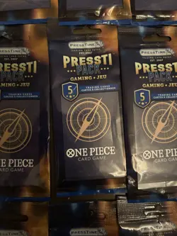 Lot Of 24 One Piece Presstine Pressti Sealed Packs - 5 Cards Per Pack - Image 2